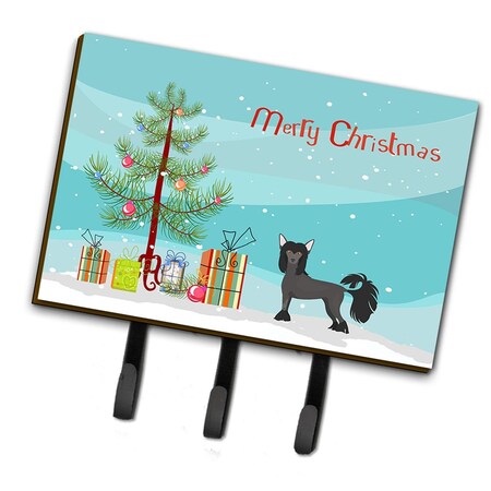 Carolines Treasures Chinese Crested Christmas Tree Leash or Key Holder CK3447TH68
